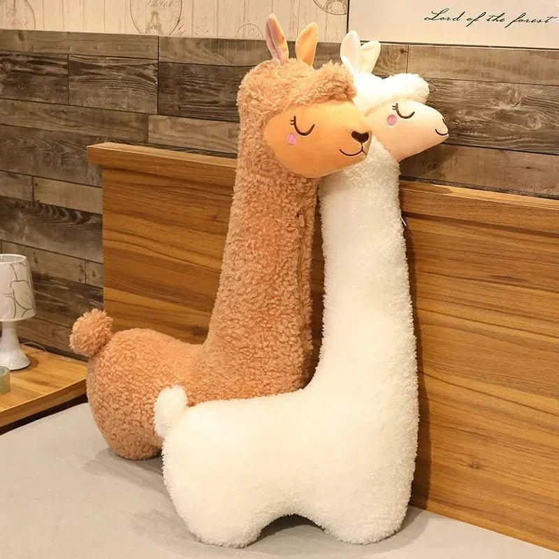 AlpaCaress 130 cm große Plüsch-Alpakap figur