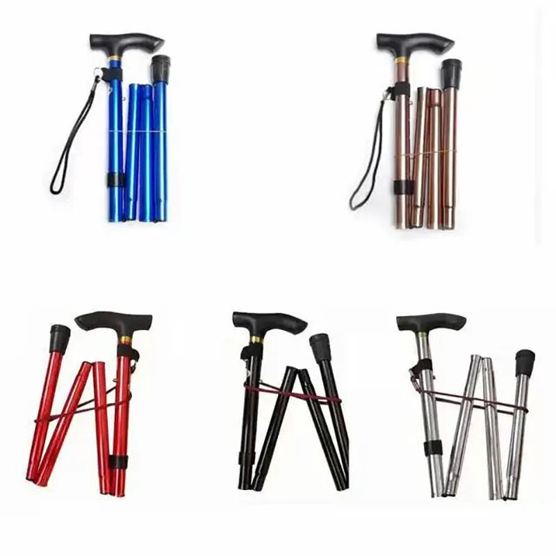 Bastones de trekking Alustep — estructura resistente de aluminio, longitud ajustable, empuñadura suave y cómoda, puntas antideslizantes