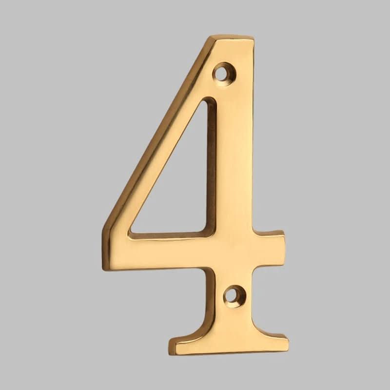 AnchorDigits Numeri civici classici senza tempo - Contrassegni per indirizzi resistenti agli agenti atmosferici