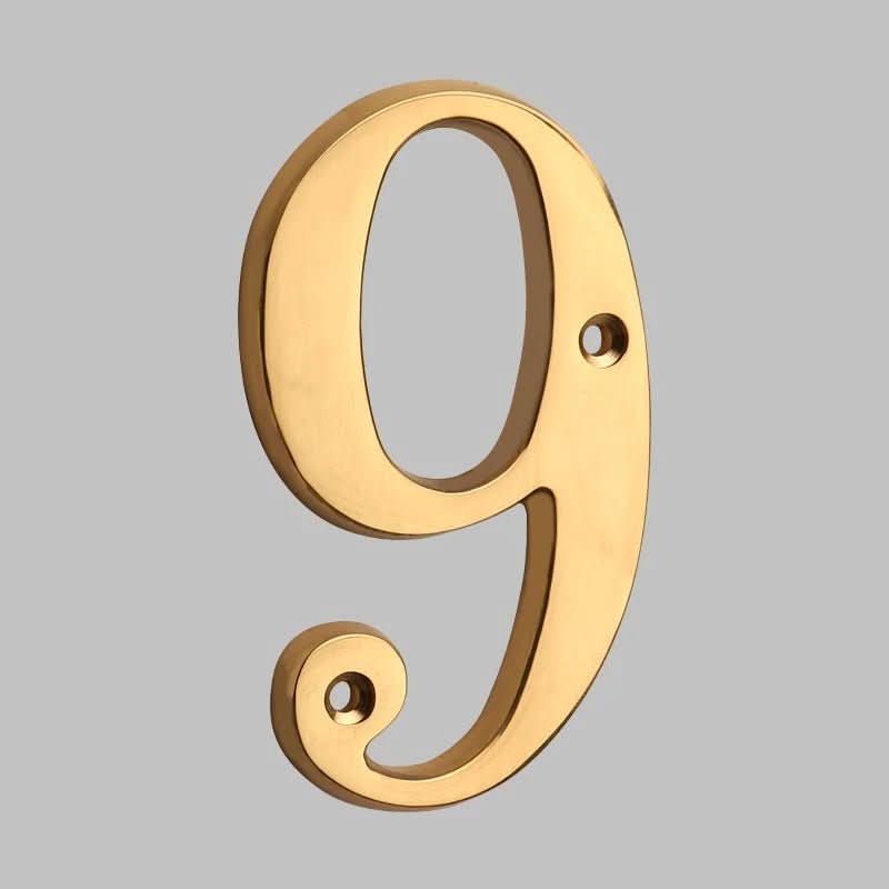 AnchorDigits Numeri civici classici senza tempo - Contrassegni per indirizzi resistenti agli agenti atmosferici