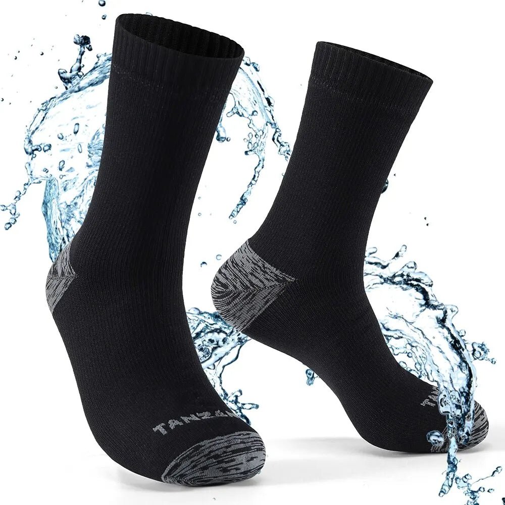 AQUATHERM PRO Calcetines impermeables para todo tipo de clima - Aislamiento térmico de tres capas, diseño transpirable