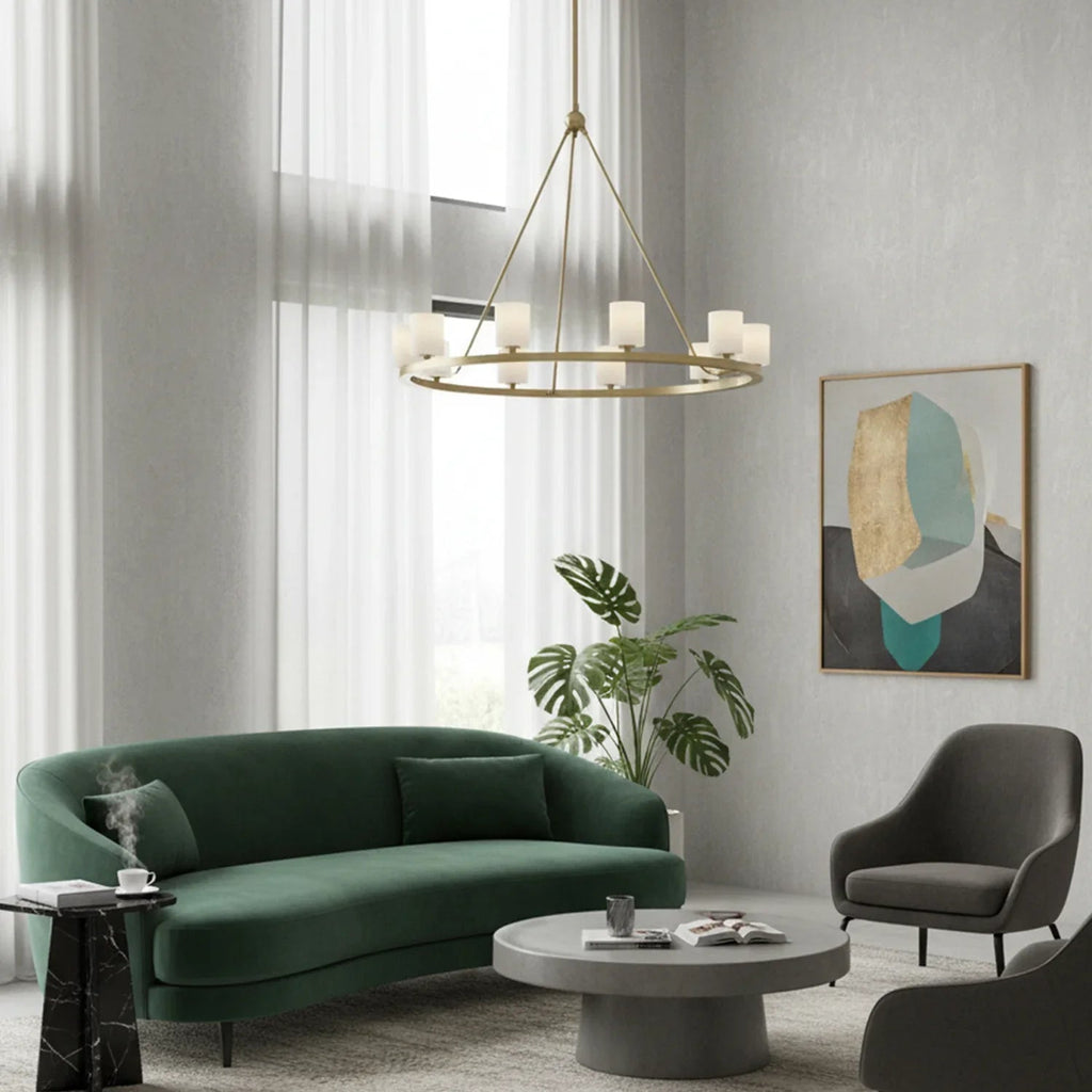 Aragon Light Alabaster Chandelier | wildoxy