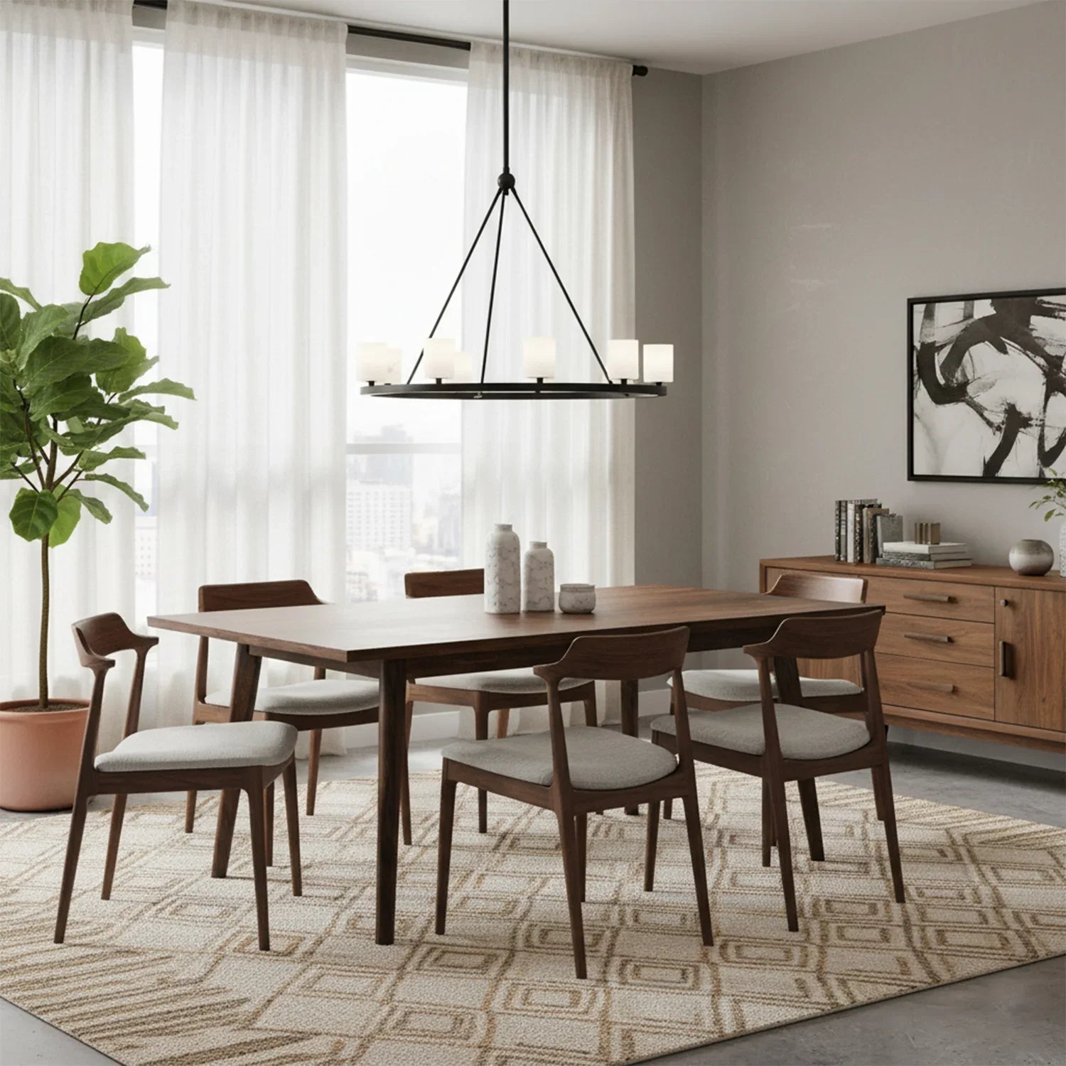 Aragon Light Alabaster Chandelier | wildoxy
