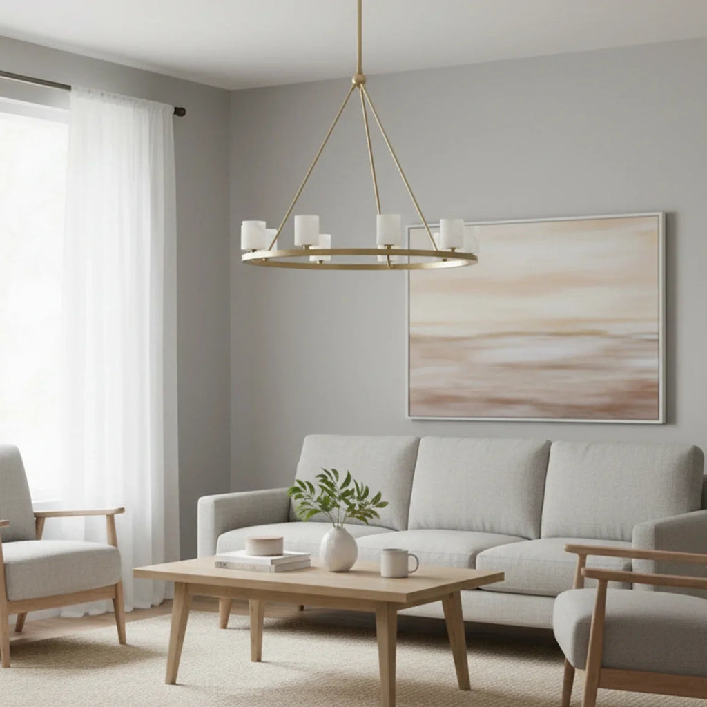 Aragon Light Alabaster Chandelier | wildoxy