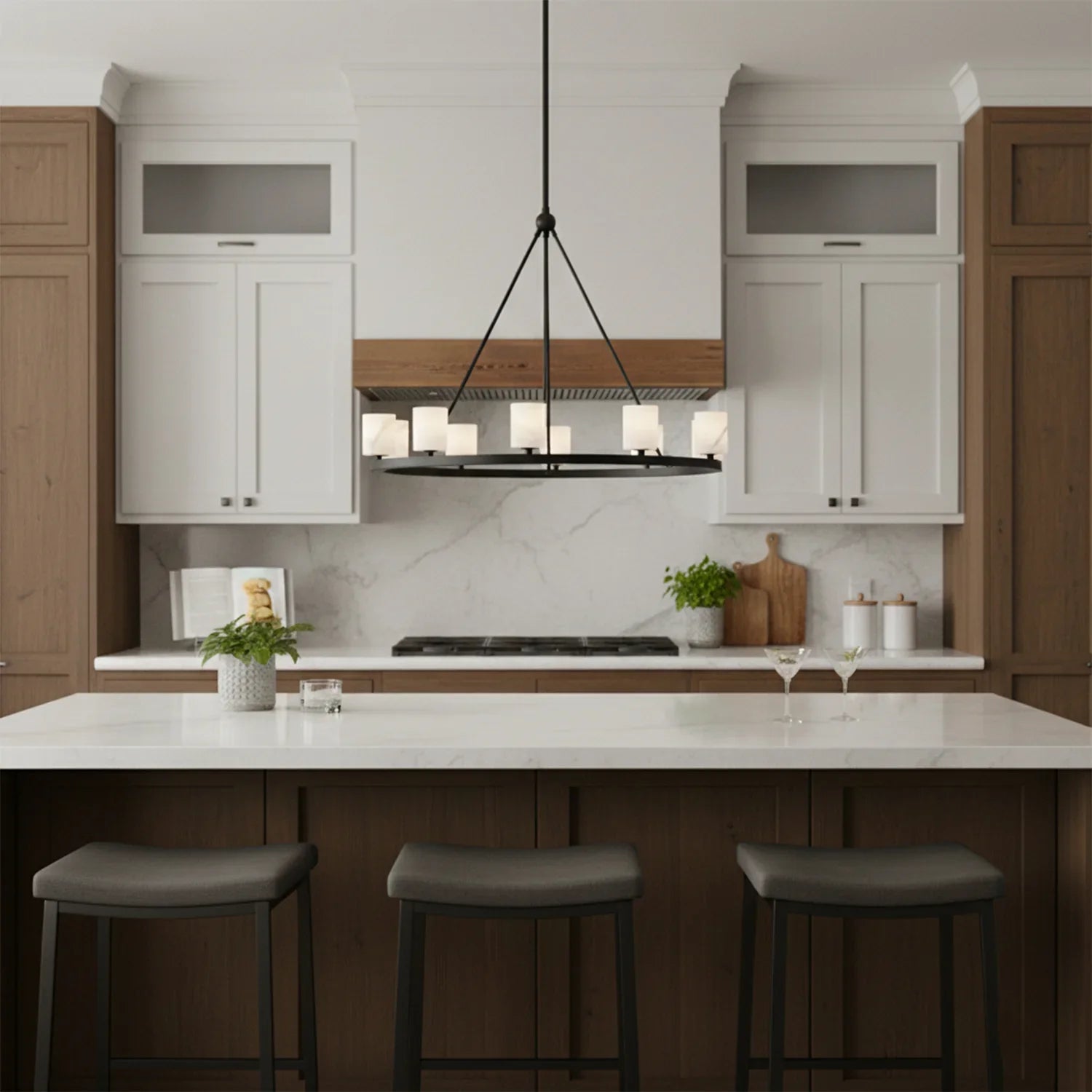 Aragon Light Alabaster Chandelier | wildoxy