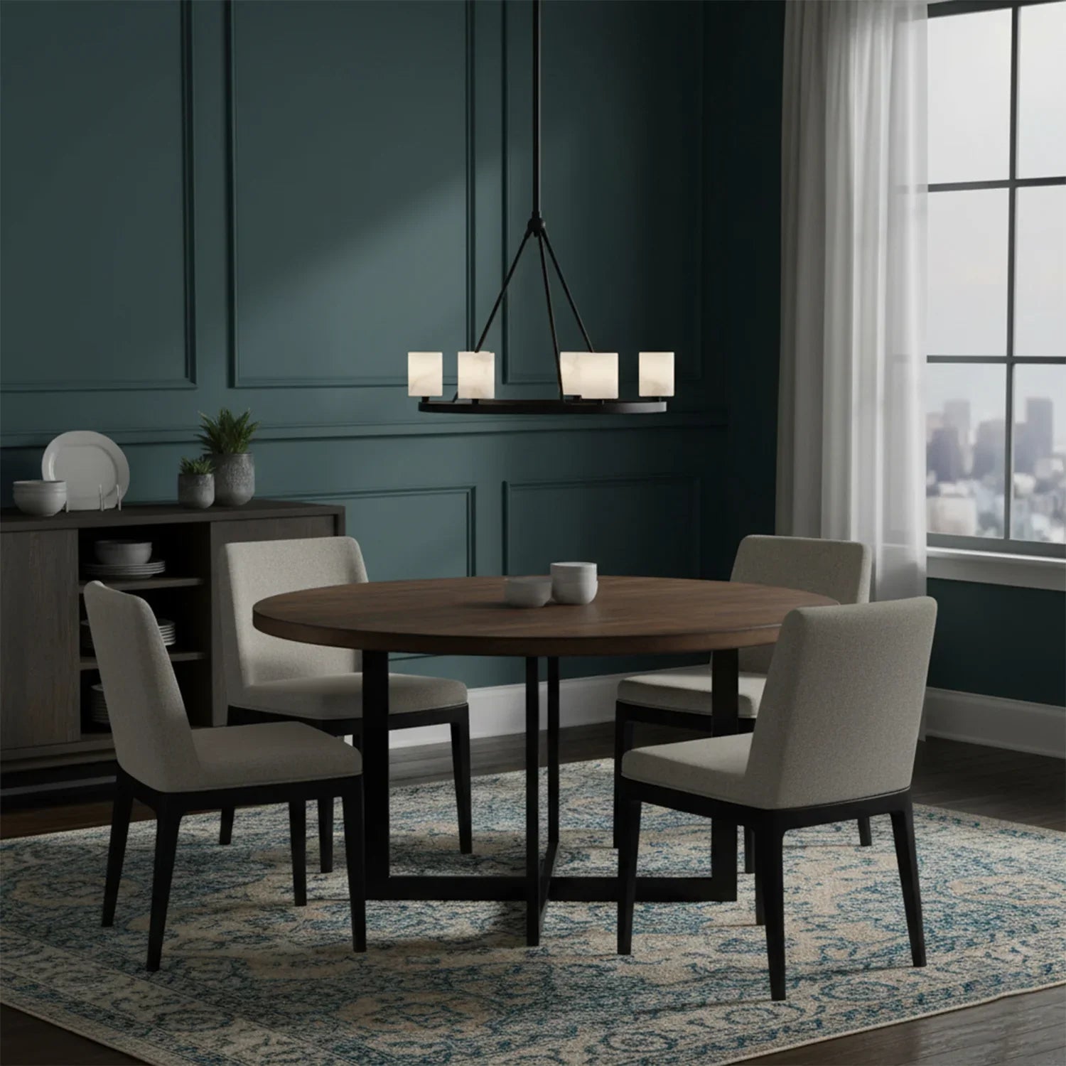 Aragon Light Alabaster Chandelier | wildoxy