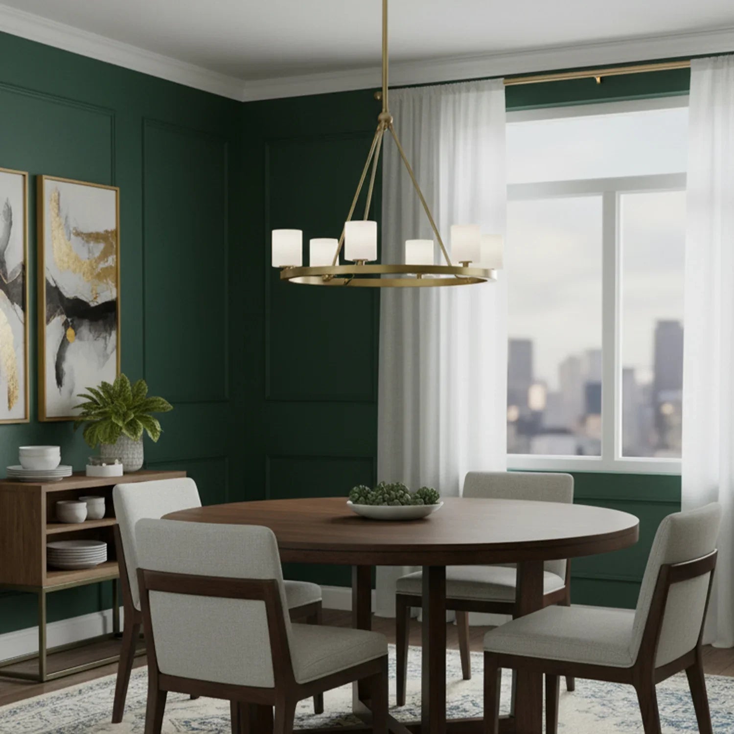 Aragon Light Alabaster Chandelier | wildoxy