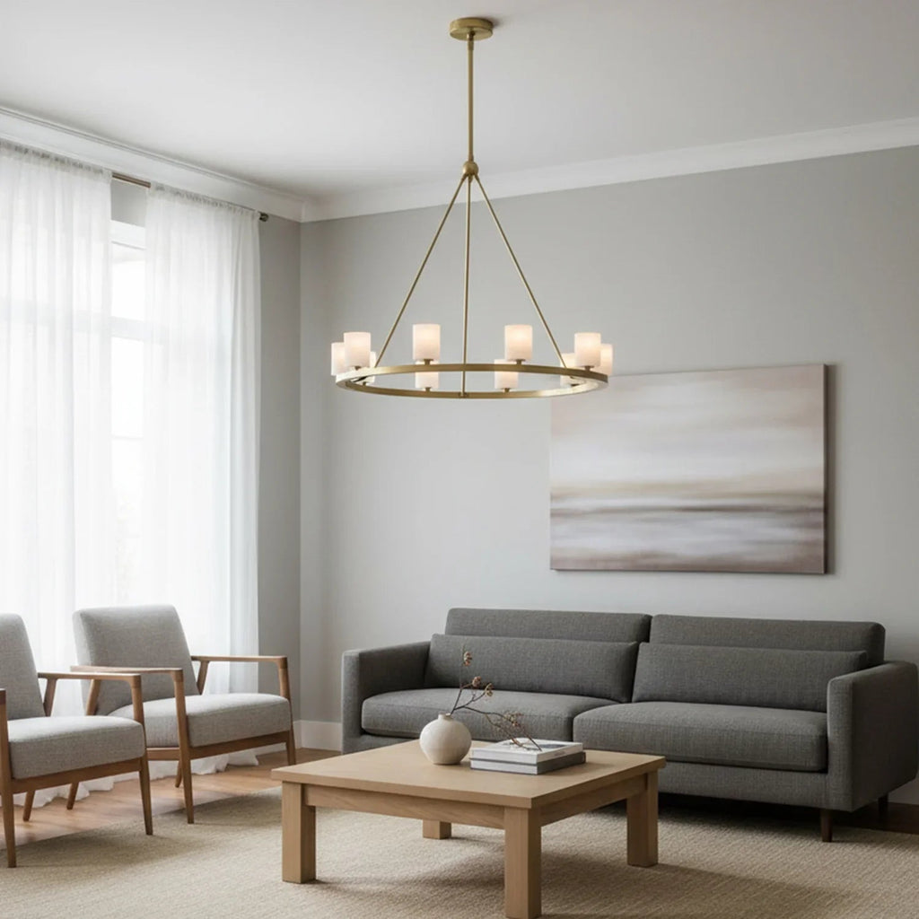 Aragon Light Alabaster Chandelier | wildoxy