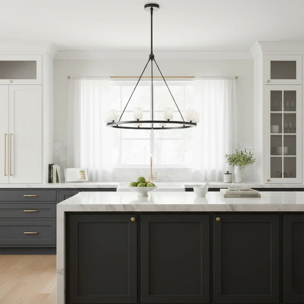 Aragon Light Alabaster Chandelier | wildoxy