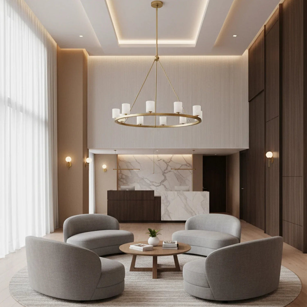 Aragon Light Alabaster Chandelier | wildoxy