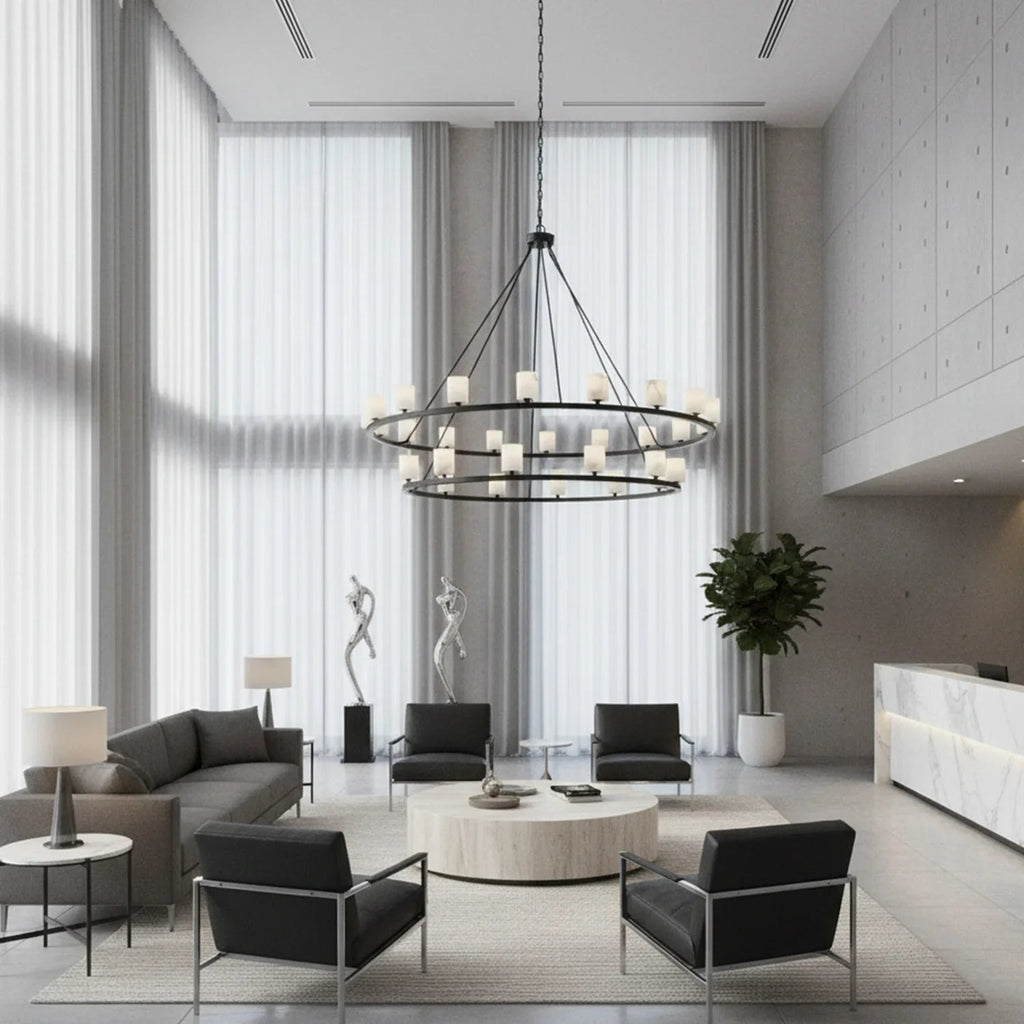Aragon Light Alabaster Chandelier | wildoxy