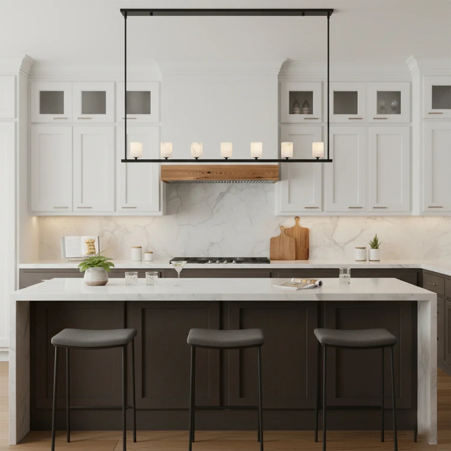 Aragon Light Alabaster Chandelier | wildoxy