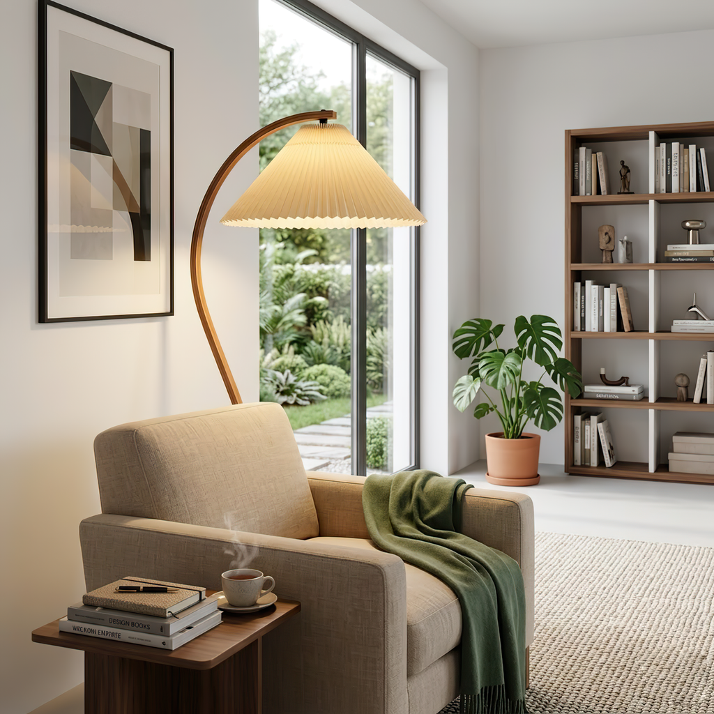 Arc Bentwood Floor Lamp | wildoxy