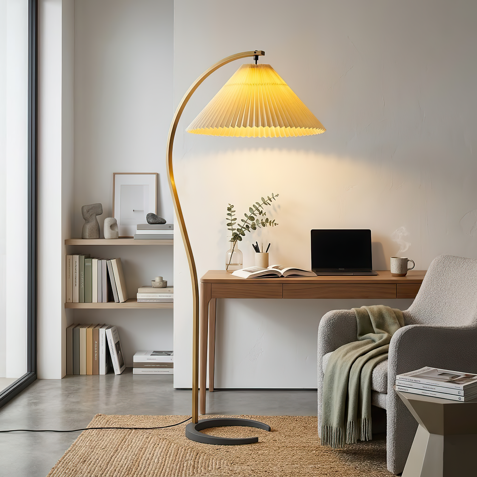 Arc Bentwood Floor Lamp | wildoxy
