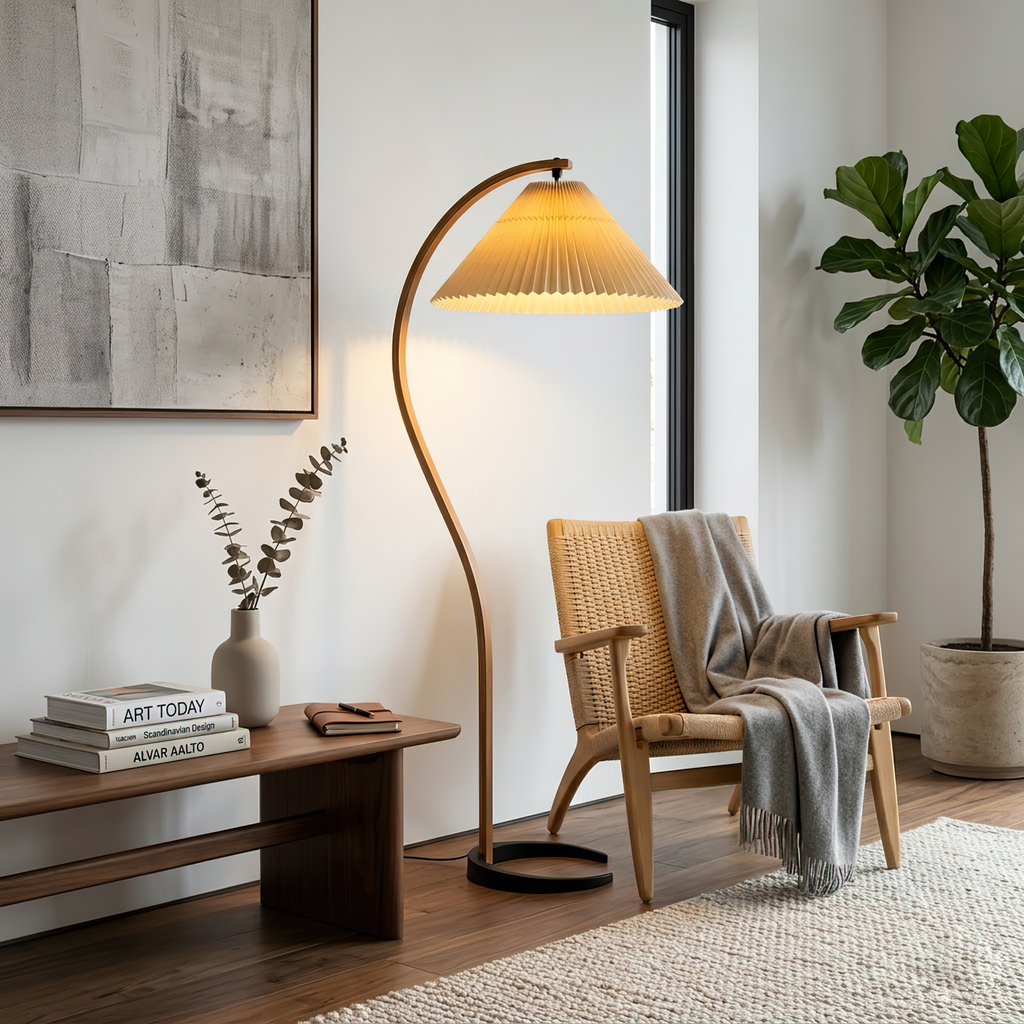 Arc Bentwood Floor Lamp | wildoxy