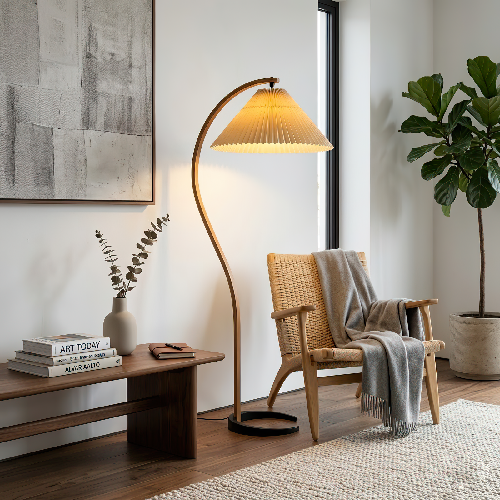 Arc Bentwood Floor Lamp | wildoxy