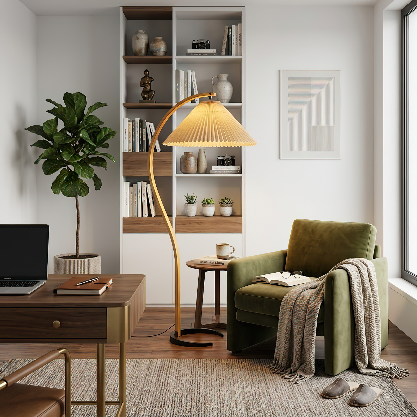 Arc Bentwood Floor Lamp | wildoxy
