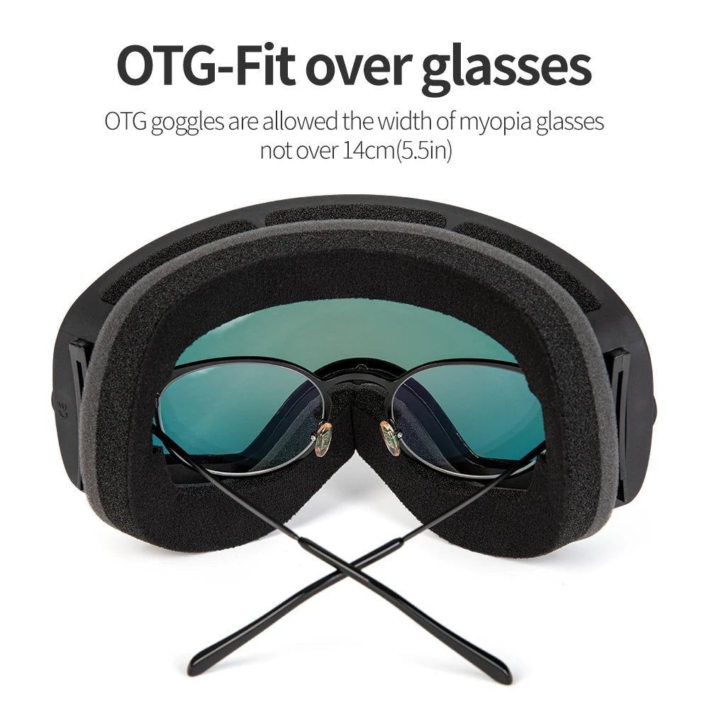 ArcticSphere Sphärische Skibrille mit Doppelscheibe – UV400, beschlagfreie Gläser