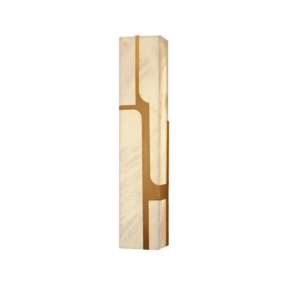 Ariel Modern Alabaster Column Sconce | wildoxy