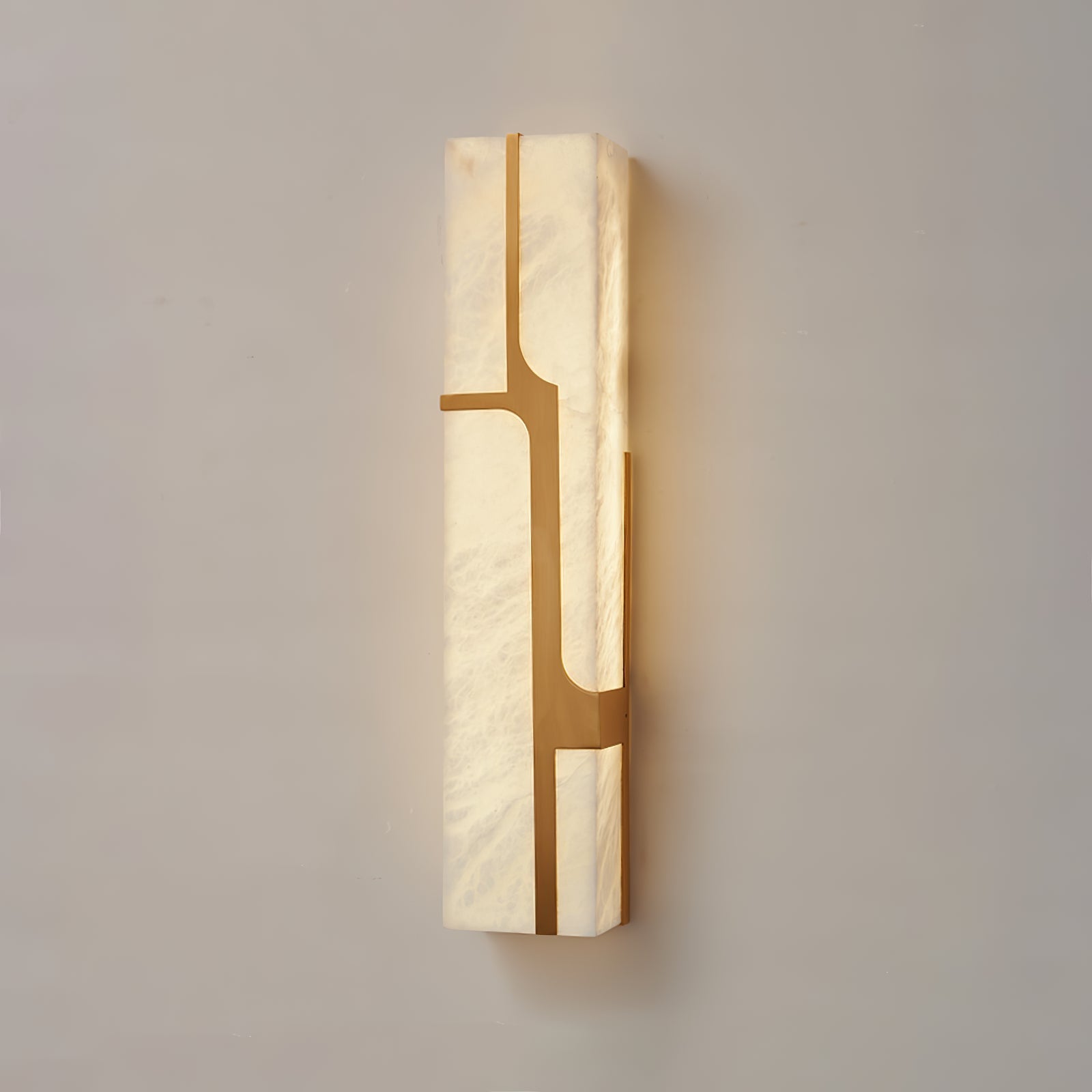Ariel Modern Alabaster Column Sconce | wildoxy