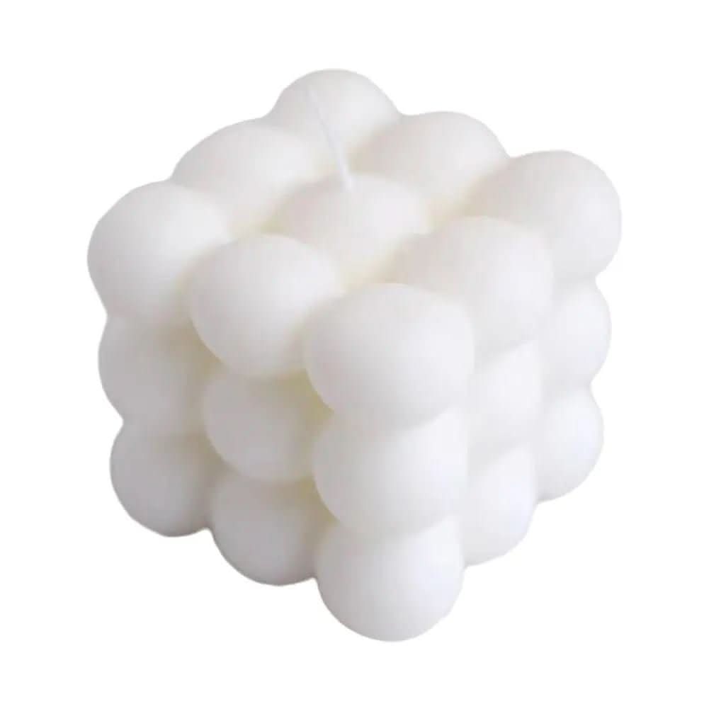 AromaCube vonná svíčka — moderní krychlová nádoba, moderní minimalistický design