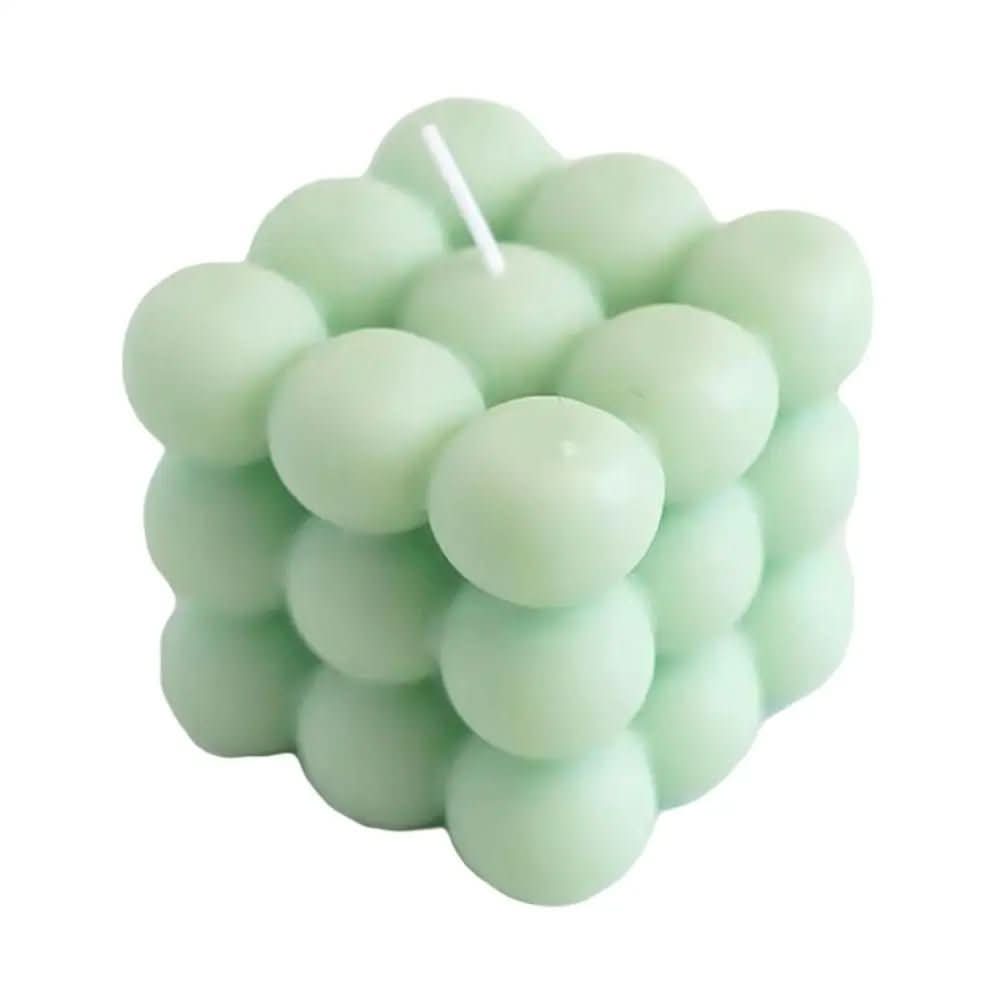 AromaCube vonná svíčka — moderní krychlová nádoba, moderní minimalistický design