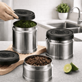 מכל אחסון מזון באטימת ואקום Aromavault — מכסה אטום לחלוטין ונעילת טריות