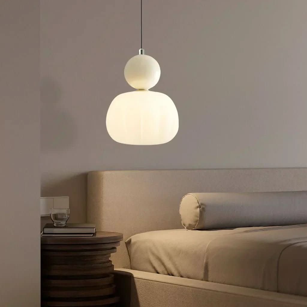 Lampa wisząca ArtGlow w stylu art déco — geometryczny design, prosta nowoczesna forma