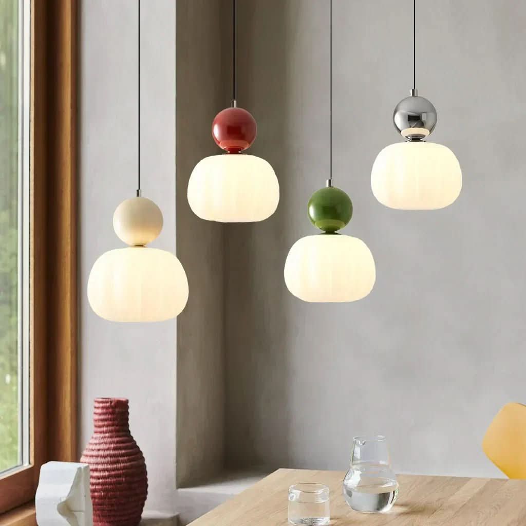 Lampa wisząca ArtGlow w stylu art déco — geometryczny design, prosta nowoczesna forma