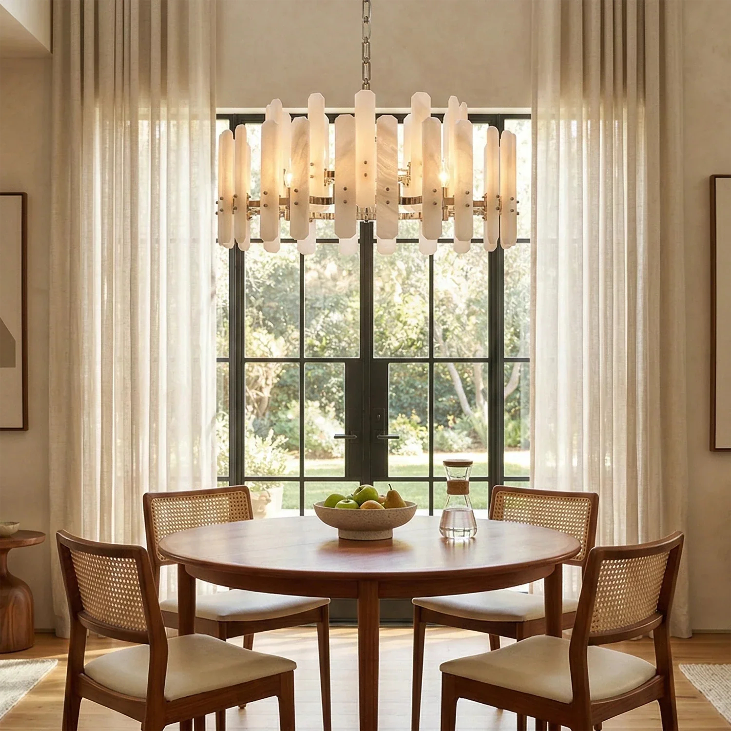 Artisanal Alabaster Large Chandelier | wildoxy