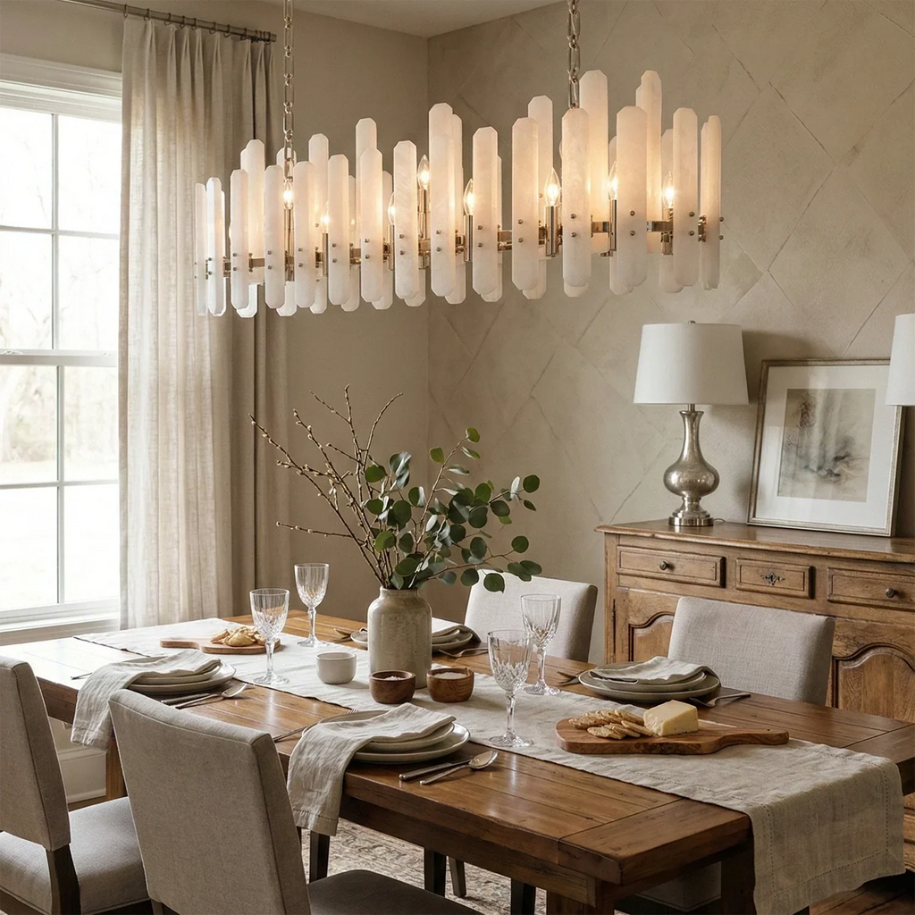 Artisanal Alabaster Large Chandelier | wildoxy