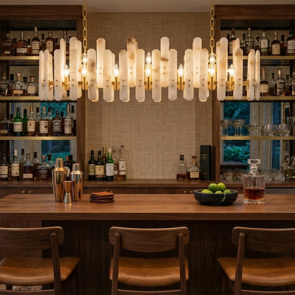 Artisanal Alabaster Large Chandelier | wildoxy