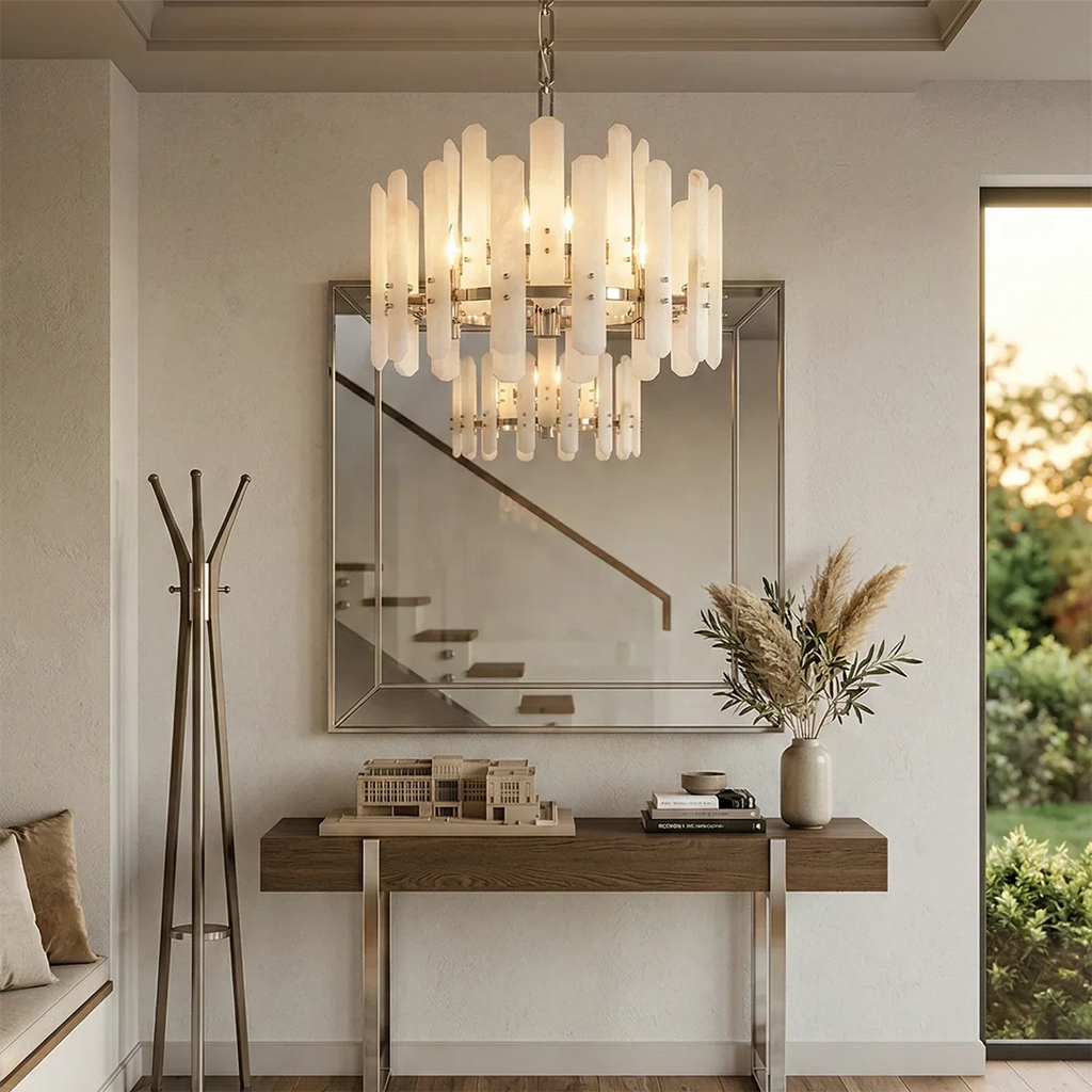 Artisanal Alabaster Large Chandelier | wildoxy