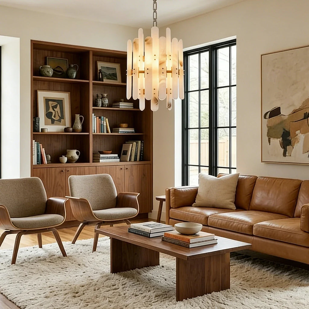 Artisanal Alabaster Large Chandelier | wildoxy