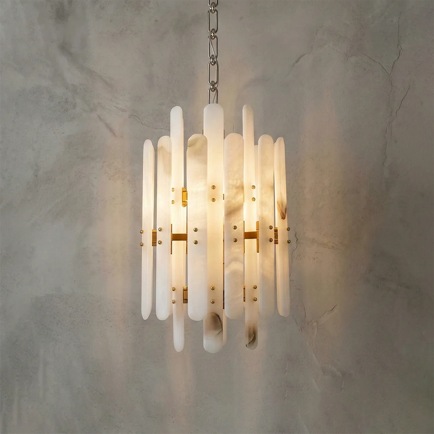 Artisanal Alabaster Large Chandelier | wildoxy