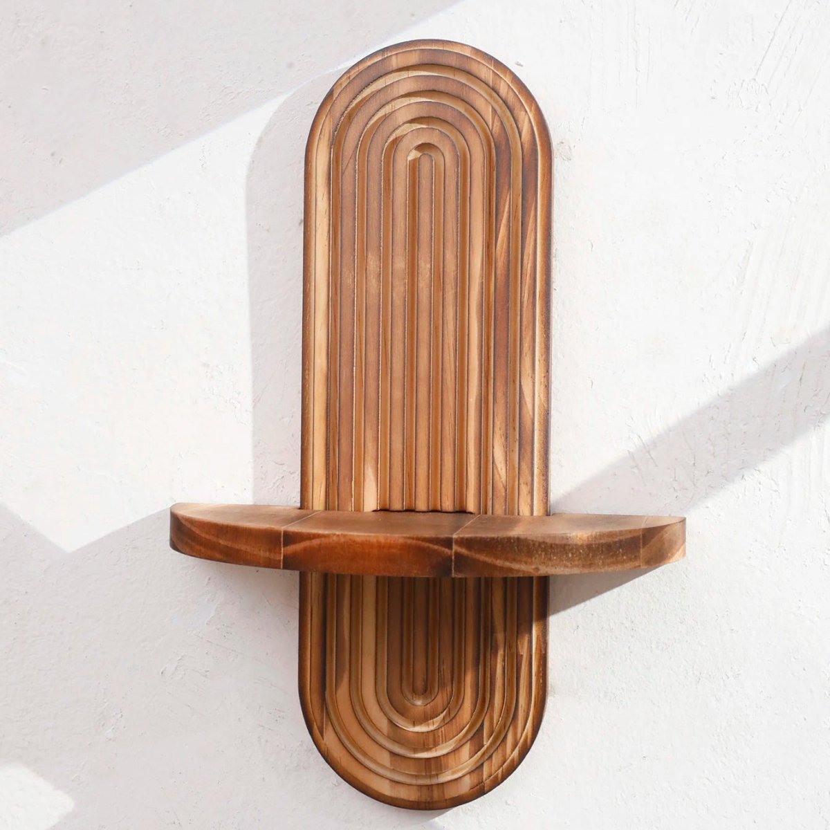 Geometryczne półki ścienne Artishelf — boho regał ekspozycyjny