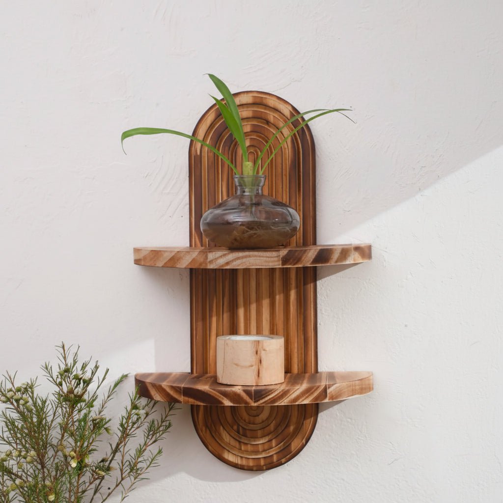 Geometryczne półki ścienne Artishelf — boho regał ekspozycyjny