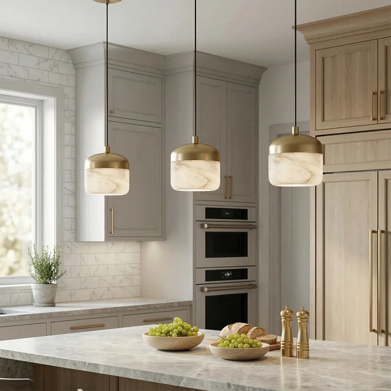 AstaVera Alabaster Pendant Light | wildoxy
