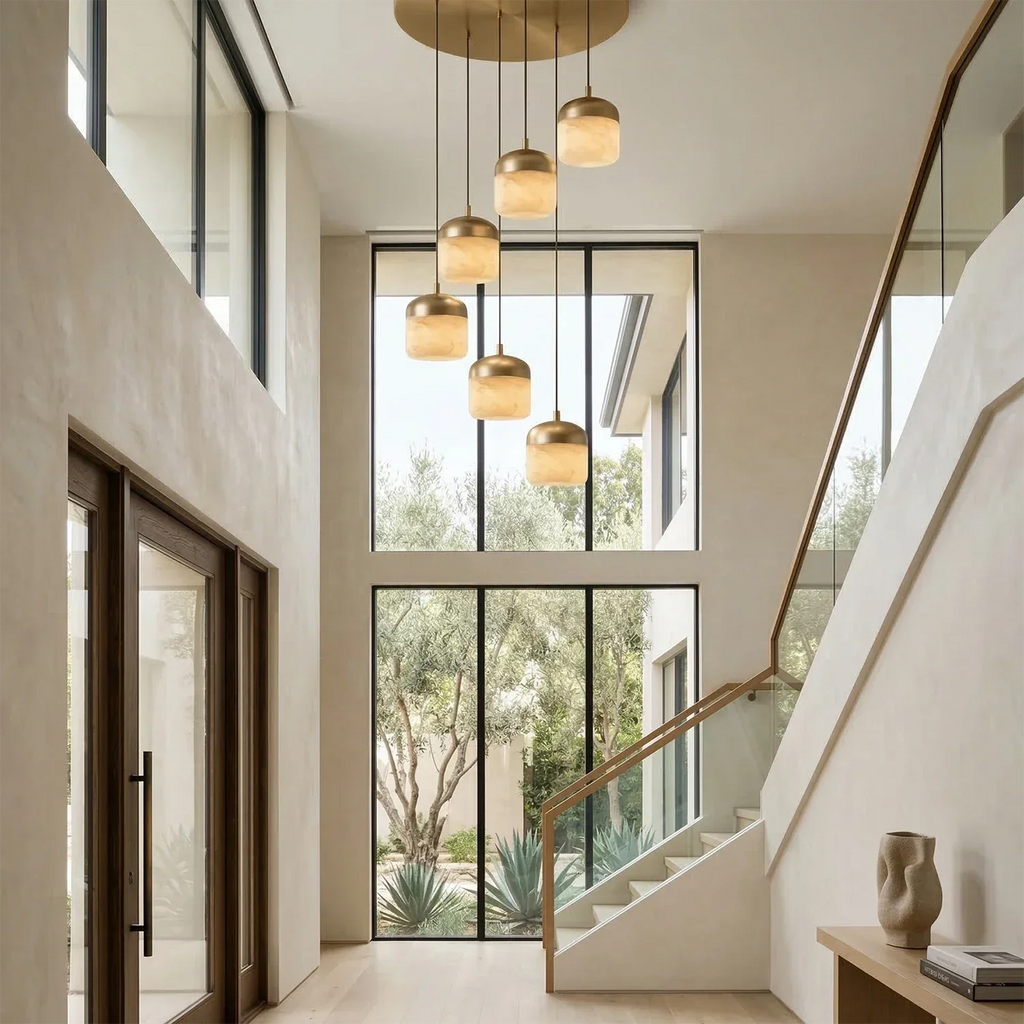 AstaVera Alabaster Pendant Light | wildoxy