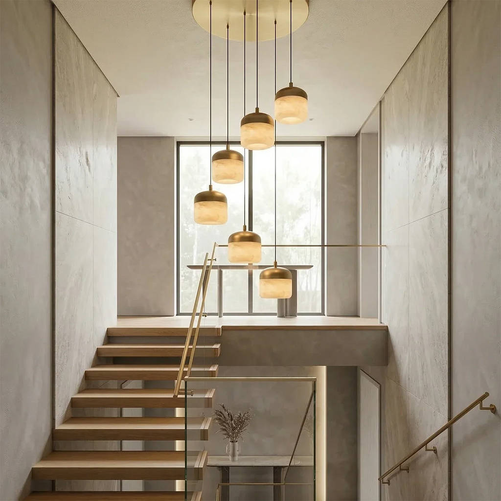 AstaVera Alabaster Pendant Light | wildoxy