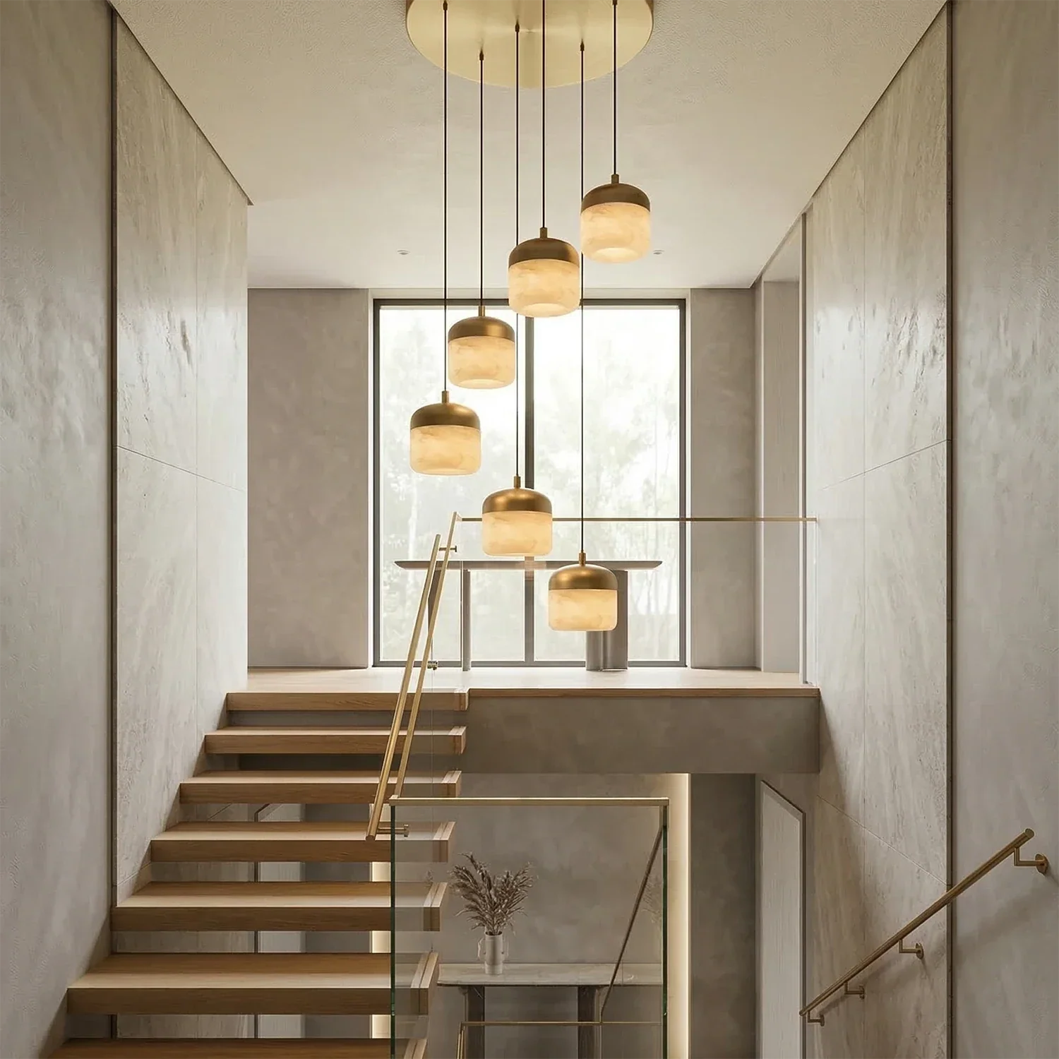 AstaVera Alabaster Pendant Light | wildoxy