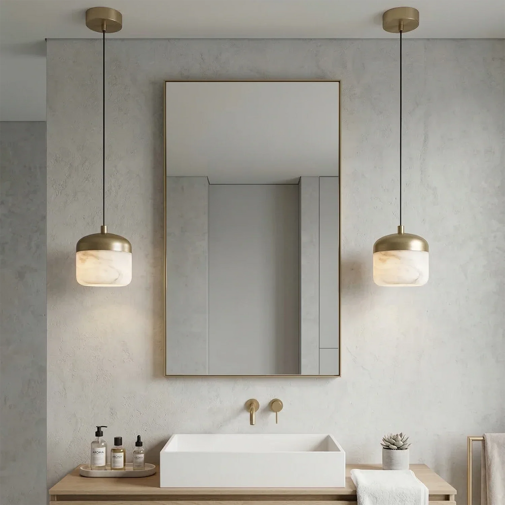 AstaVera Alabaster Pendant Light | wildoxy