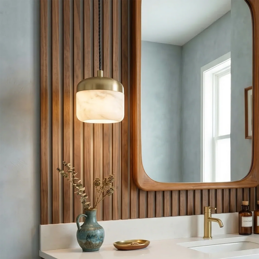 AstaVera Alabaster Pendant Light | wildoxy