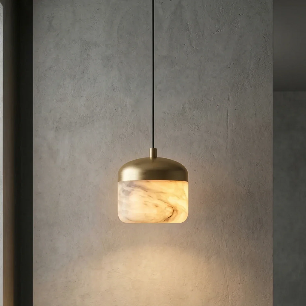 AstaVera Alabaster Pendant Light | wildoxy