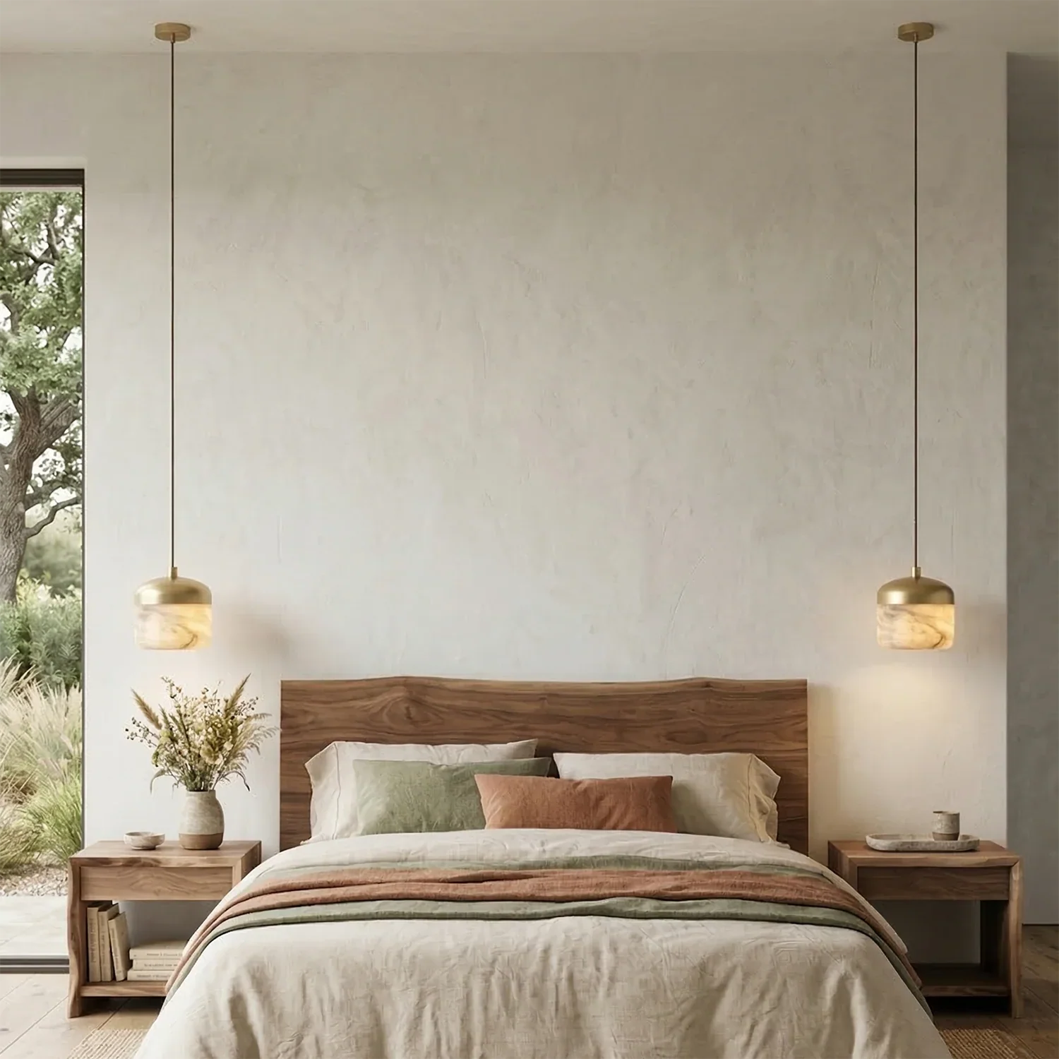 AstaVera Alabaster Pendant Light | wildoxy