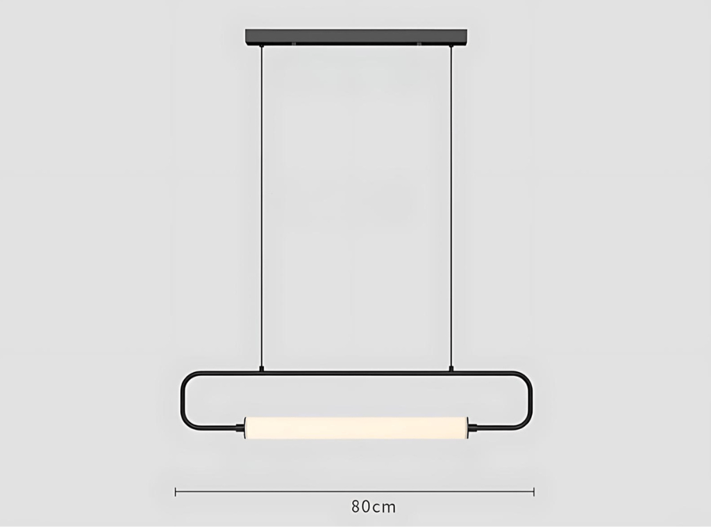 NovaLume Pendelleuchte mit Kabel und Metalloberfläche – ein LED-Leuchtmittel