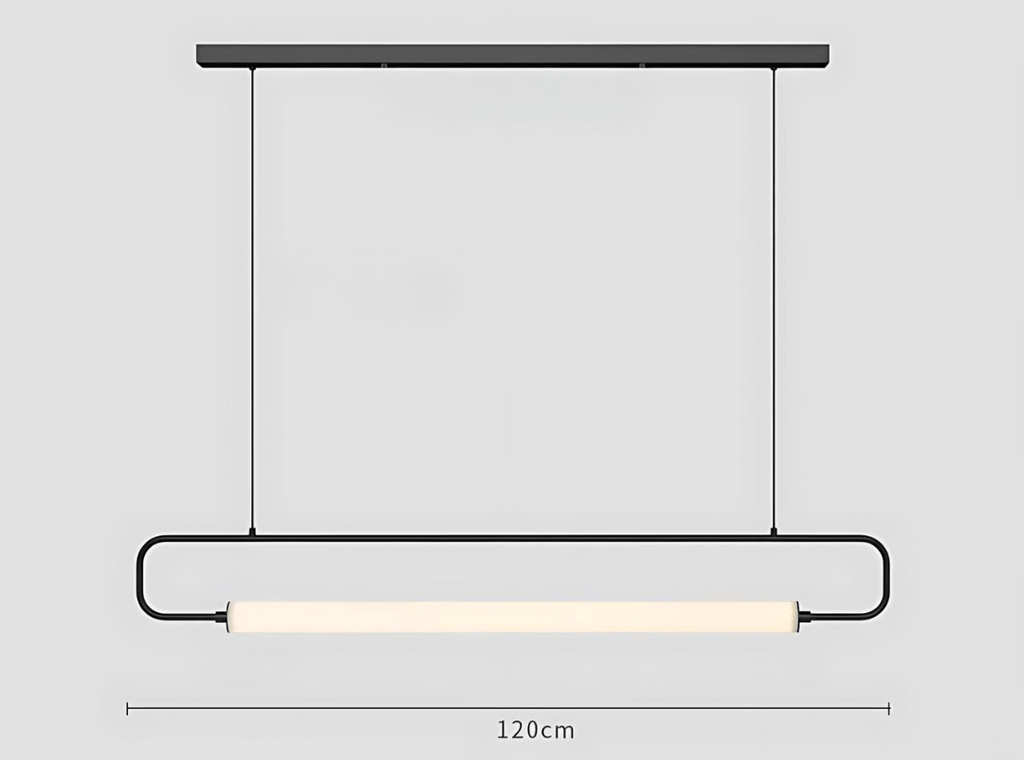 NovaLume Pendelleuchte mit Kabel und Metalloberfläche – ein LED-Leuchtmittel