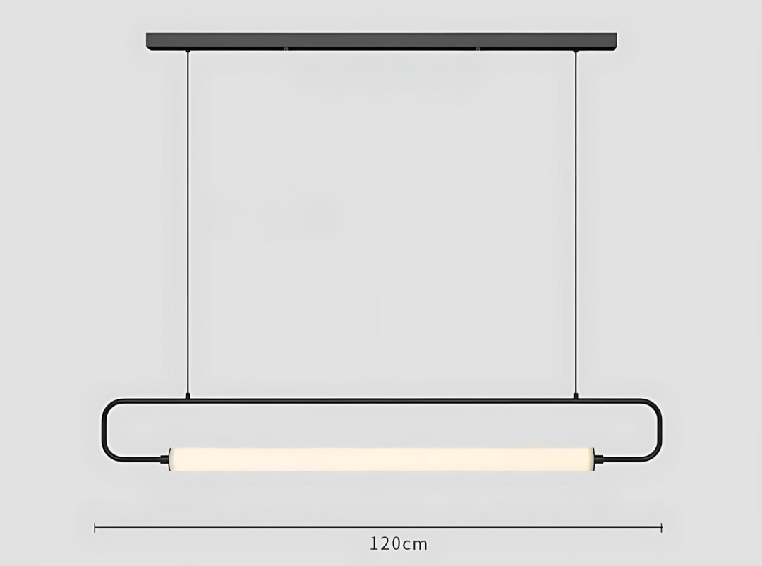 NovaLume Pendelleuchte mit Kabel und Metalloberfläche – ein LED-Leuchtmittel