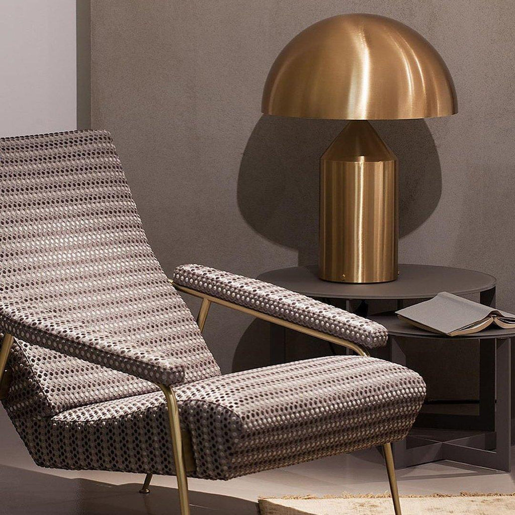 Geometrische Metalllampe — italienisches Design, 2 Größen, 5 Oberflächen