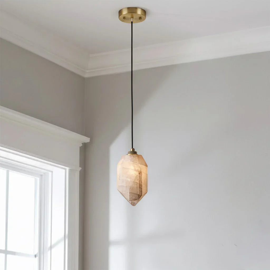 Aubrey Alabaster Pendant Light | wildoxy